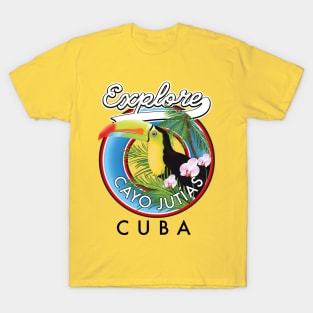 Cuba Cayo Jutías travel logo T-Shirt